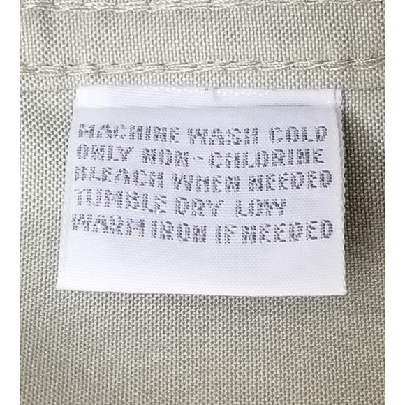 Orvis wrinkle free button down shirt olive L 14 16 - Picture 8 of 8